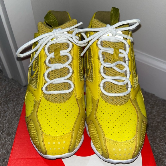 Used Yellow Nike Air Zoom Spiridon Cage 2 size 7M/8.5W - Picture 3 of 6